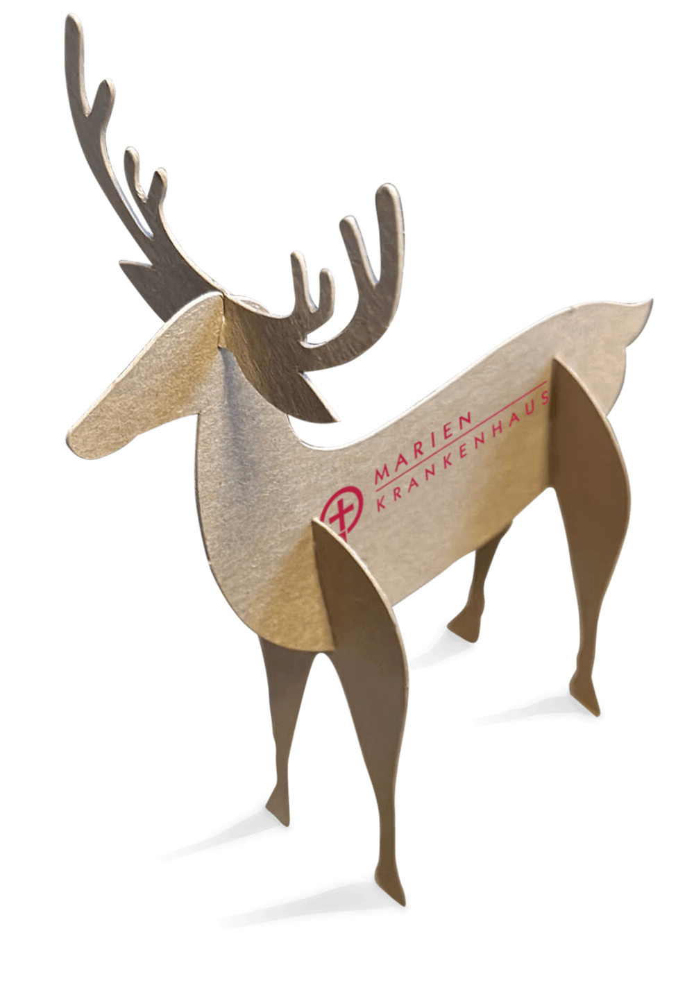Weihnachtsgrüße vom Marienkrankenhaus Hamburg: Ein Rentier aus Papier zum Zusammenbauen Weihnachtsgrüße vom Marienkrankenhaus Hamburg: Ein Rentier aus Papier zum Zusammenbauen